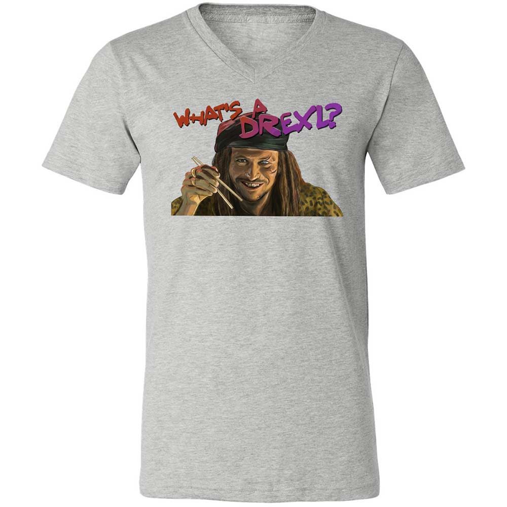 Unisex V-Neck T-Shirt - DQDPEFYW - Athletic Heather - 2