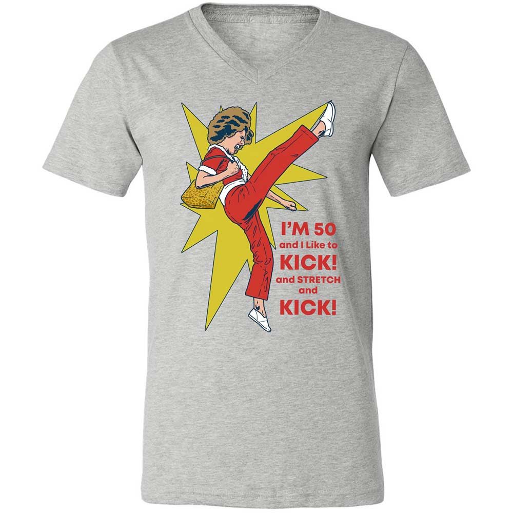 Unisex V-Neck T-Shirt - 4TNNU7HN - Athletic Heather - 2