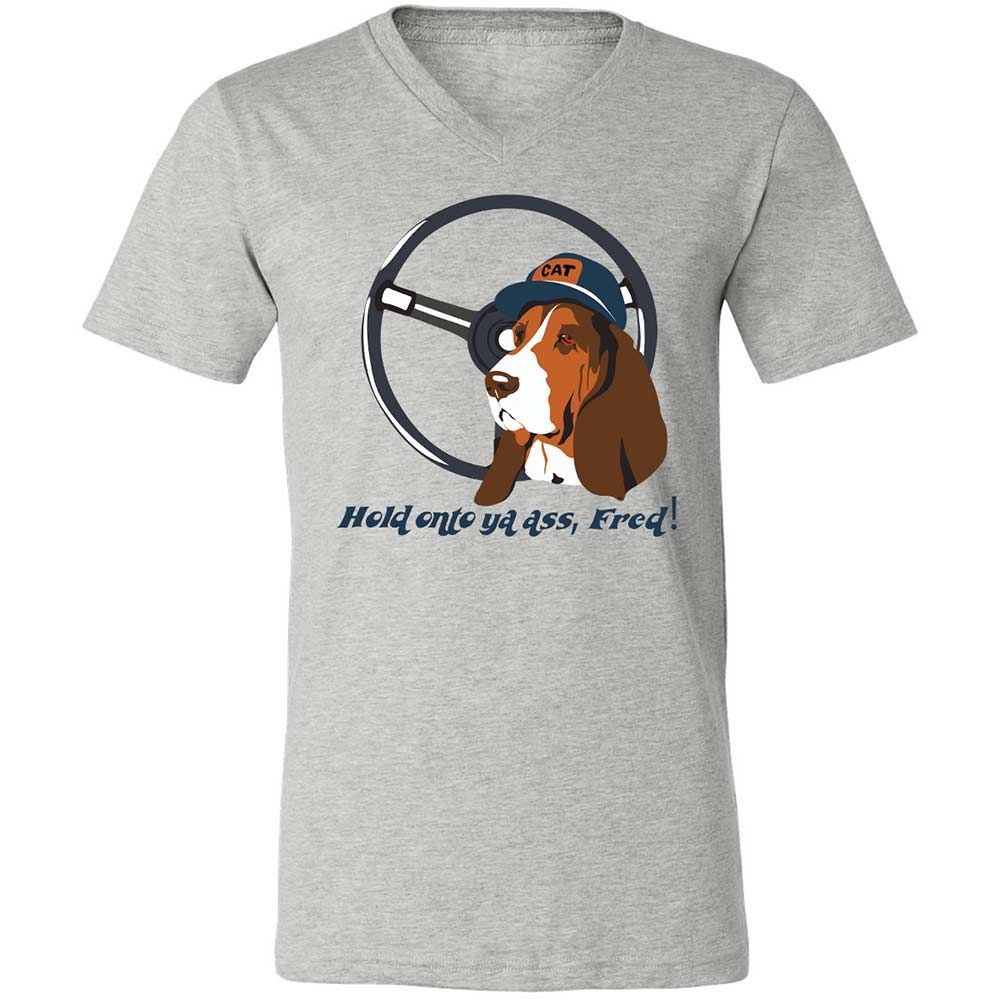 Unisex V-Neck T-Shirt - TGQK1EWD - Athletic Heather - 2