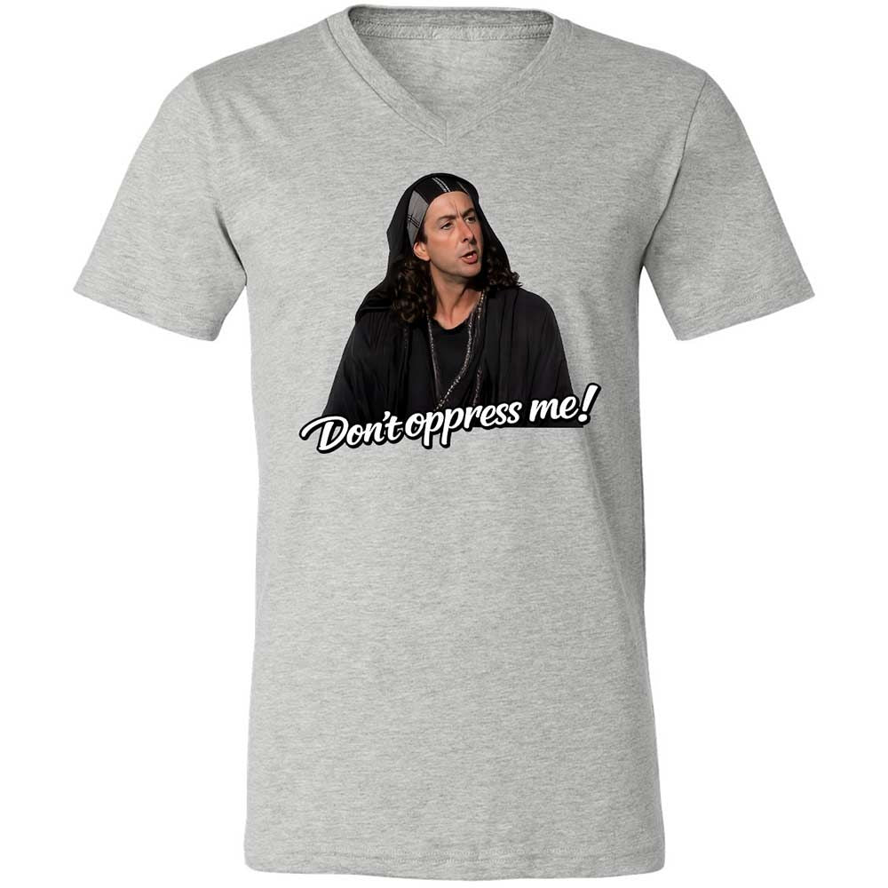 Unisex V-Neck T-Shirt - 6DBA2CCF - Athletic Heather - 2