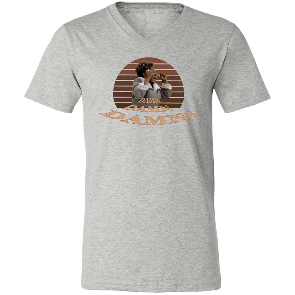 Unisex V-Neck T-Shirt - WFFFZ6DF - Athletic Heather - 2