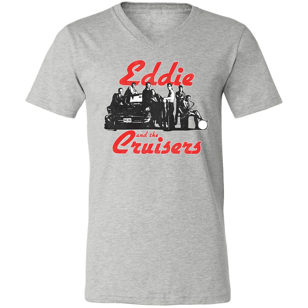 Unisex V-Neck T-Shirt - 3EGSKNKS - Athletic Heather - 2