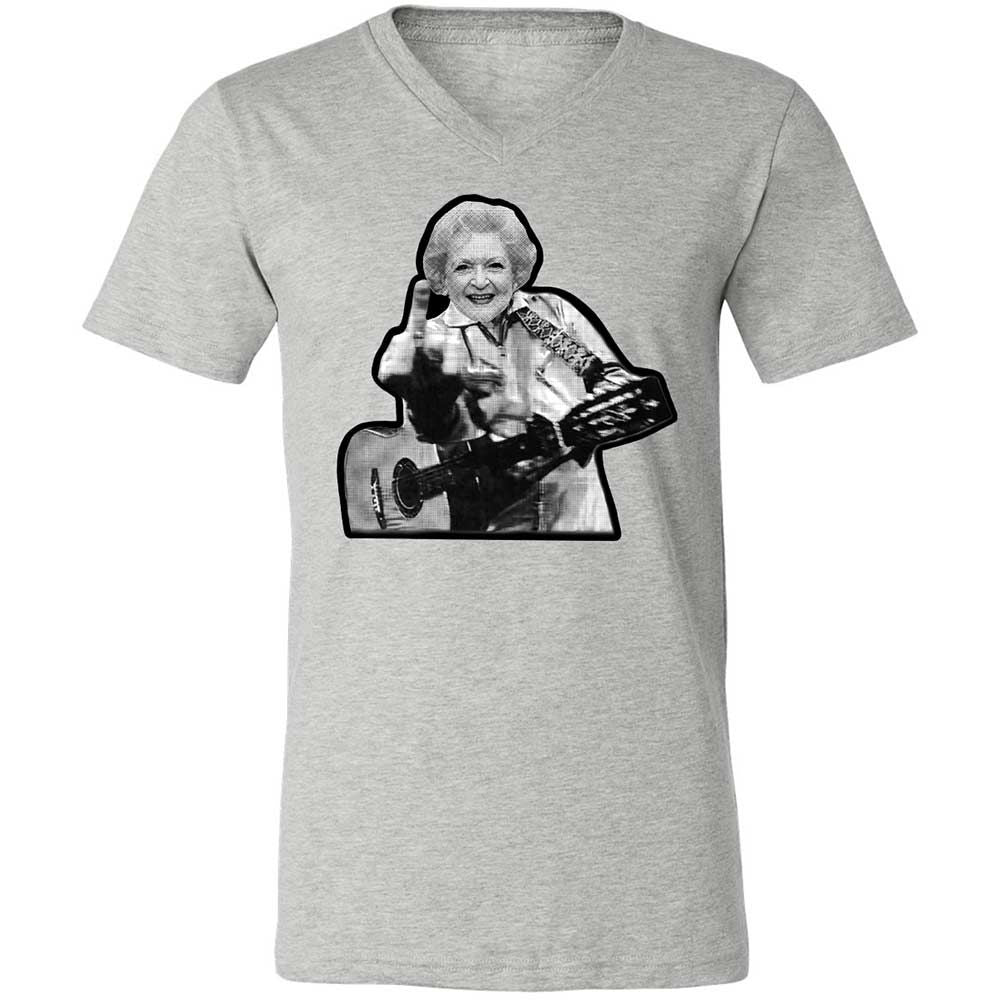 Unisex V-Neck T-Shirt - 8RN69VXF - Athletic Heather - 2