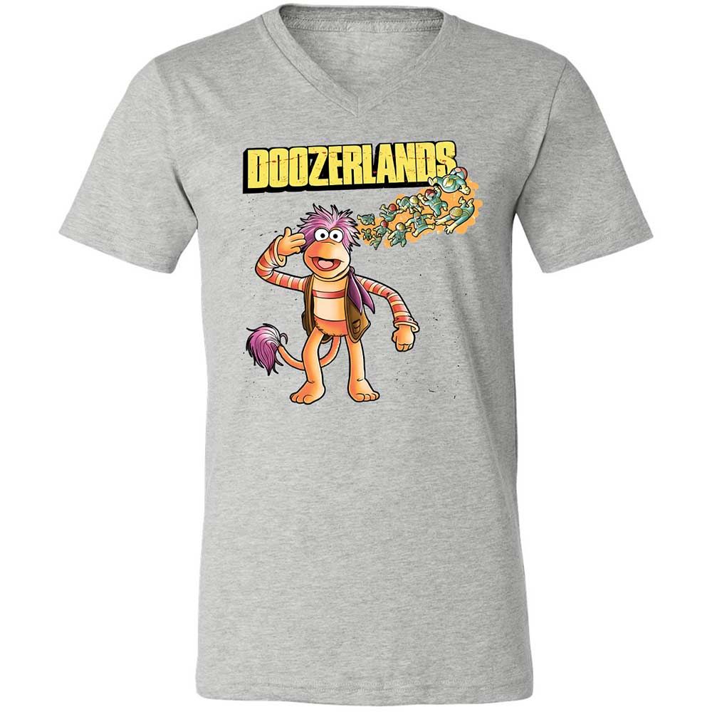 Unisex V-Neck T-Shirt - 3R6U3GJK - Athletic Heather - 2