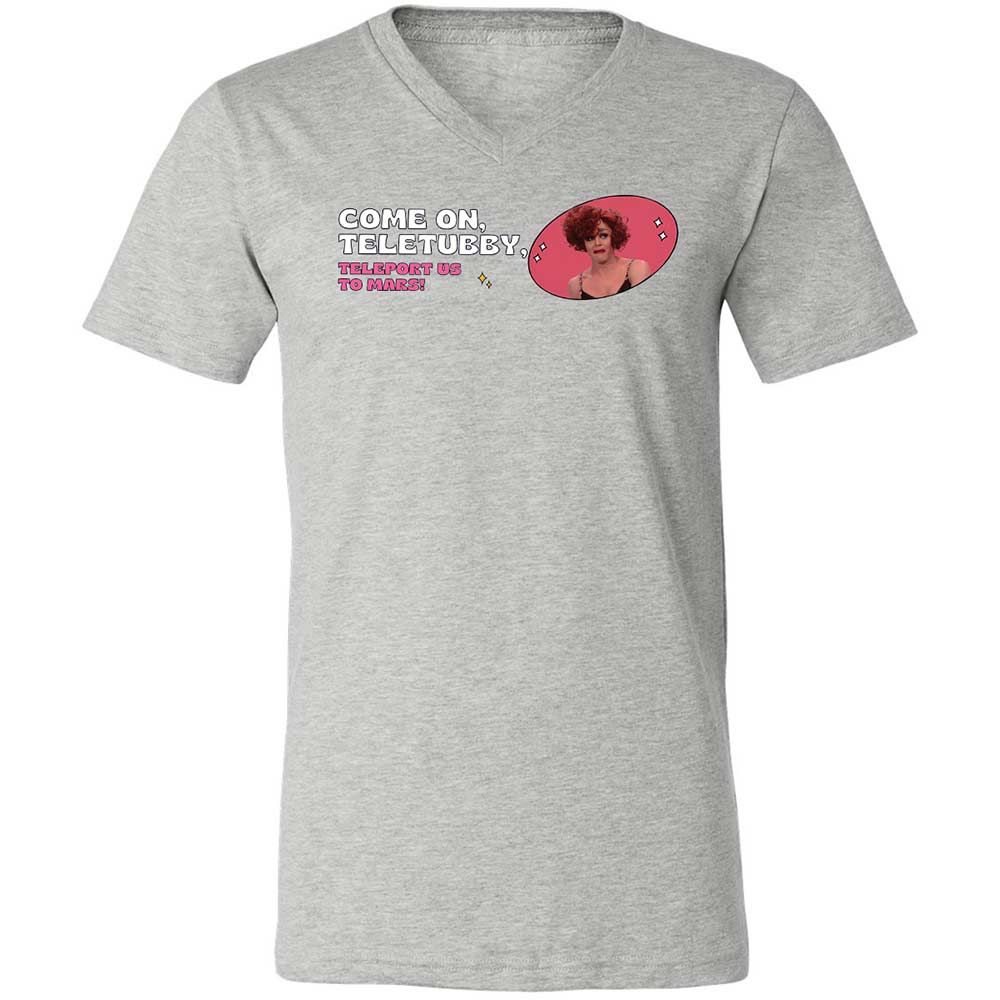Unisex V-Neck T-Shirt - EJ596PX6 - Athletic Heather - 2
