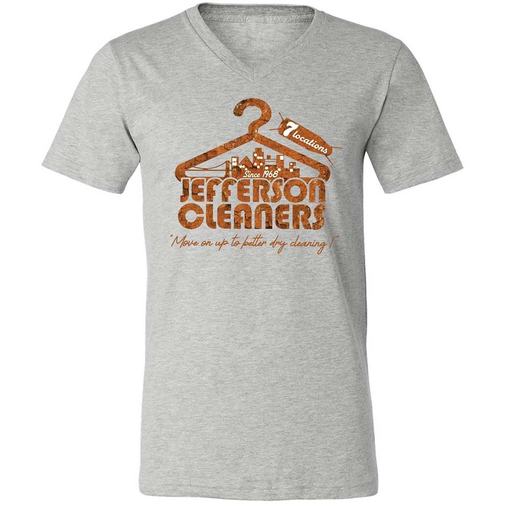 Unisex V-Neck T-Shirt - 5HHWKXP8 - Athletic Heather - 2
