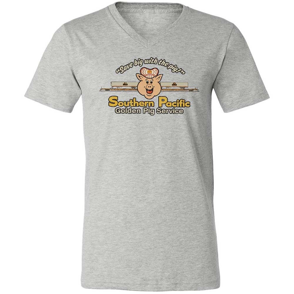 Unisex V-Neck T-Shirt - SDRRRSL9 - Athletic Heather - 2