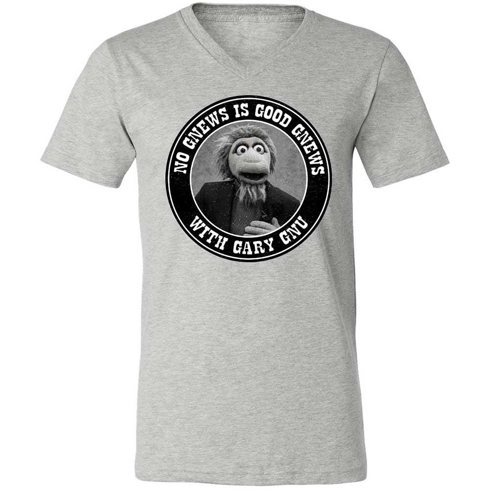 Unisex V-Neck T-Shirt - 2V7PJS9D - Athletic Heather - 2