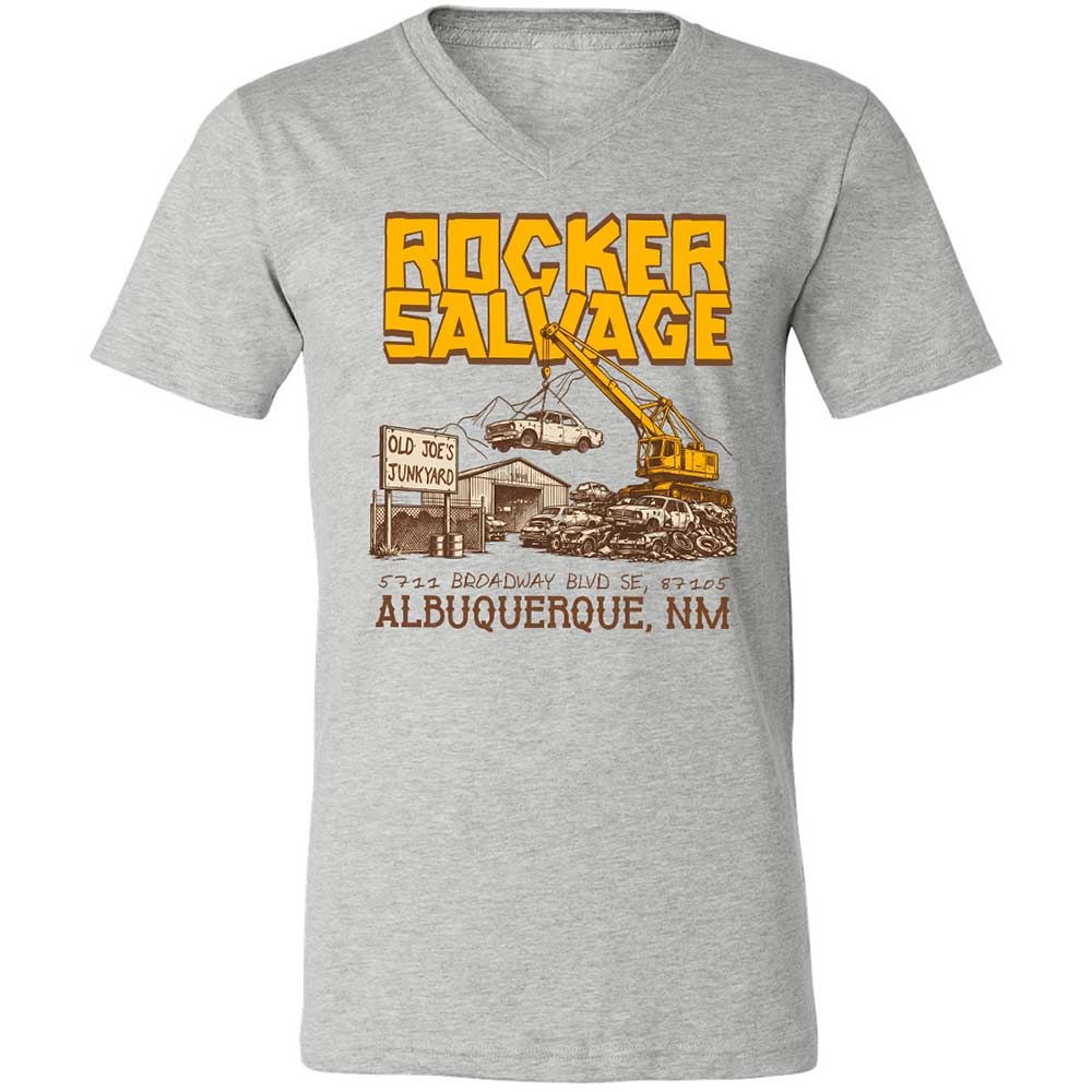 Unisex V-Neck T-Shirt - SW93D7BT - Athletic Heather - 2