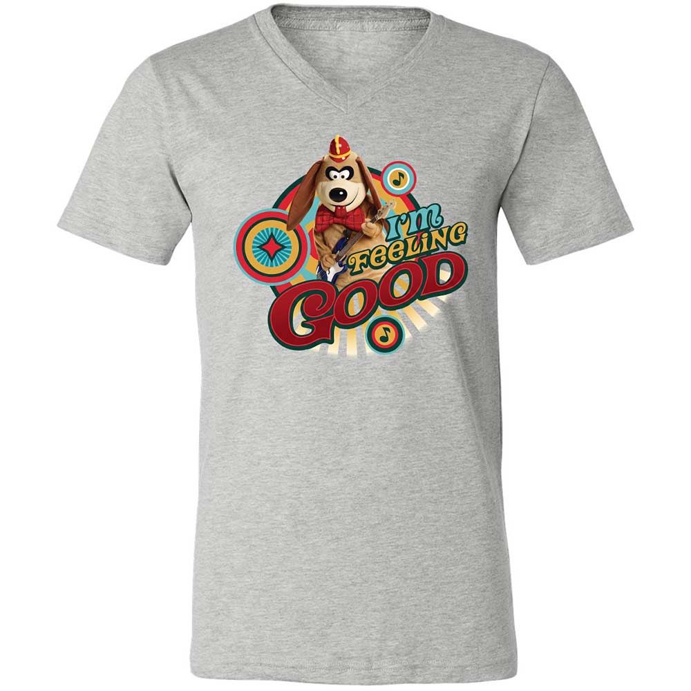 Unisex V-Neck T-Shirt - ZPXMV98X - Athletic Heather - 2
