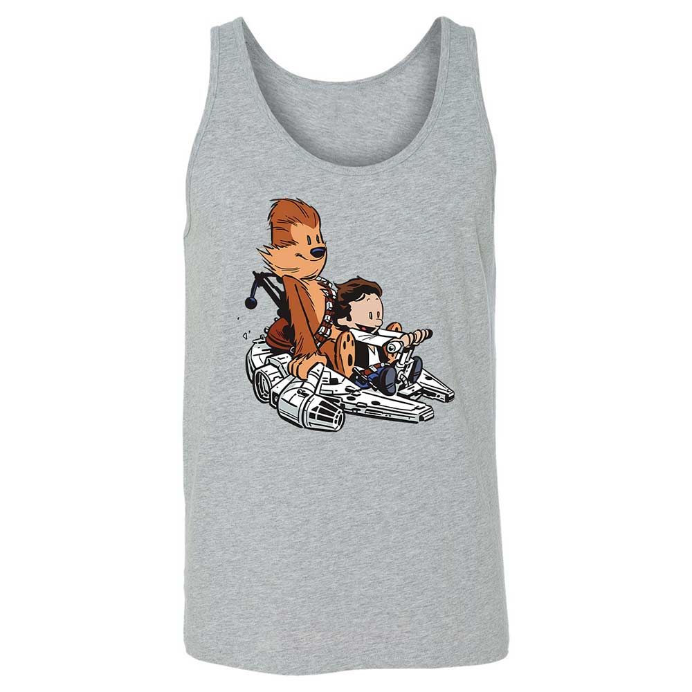 Han and Chewie - Athletic Heather - 2