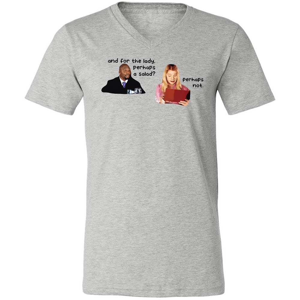 Unisex V-Neck T-Shirt - CBVWTR2Z - Athletic Heather - 2