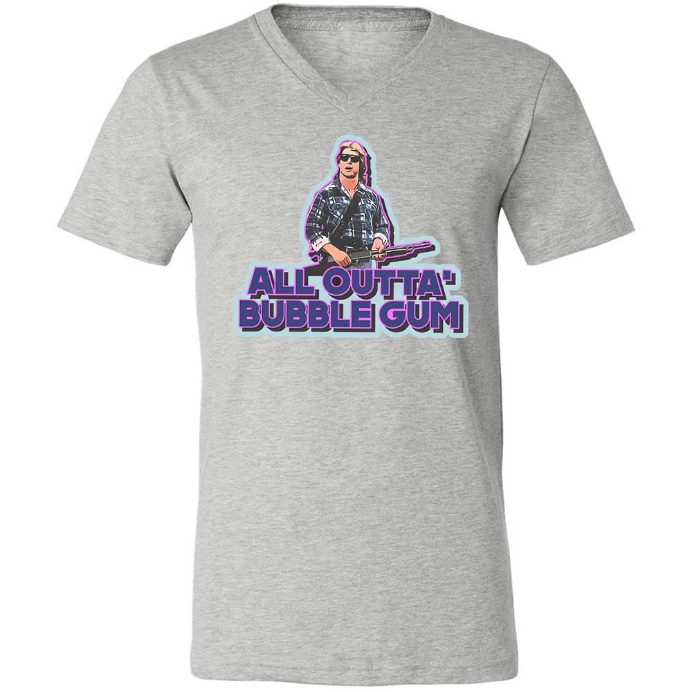 Unisex V-Neck T-Shirt - 2SQ2ZALE - Athletic Heather - 2