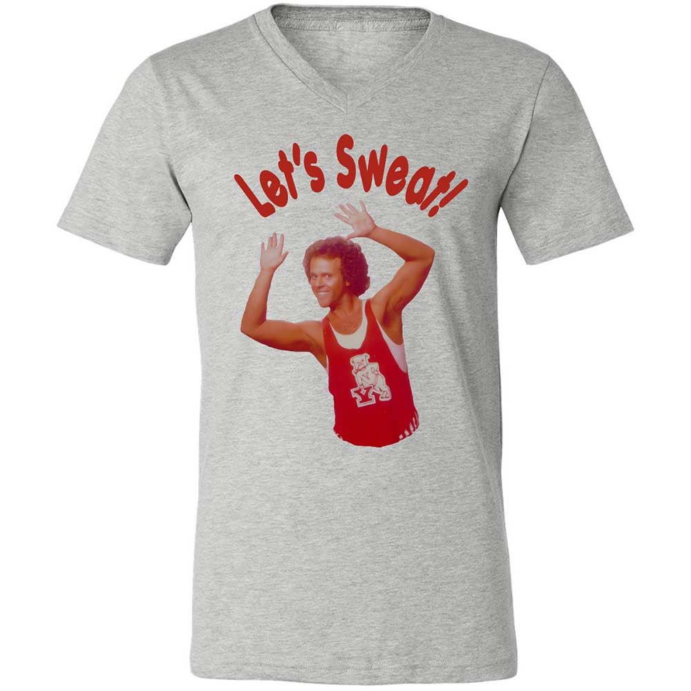 Unisex V-Neck T-Shirt - J5V38DGZ - Athletic Heather - 2