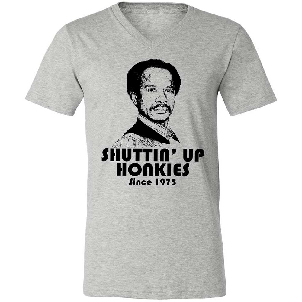 Unisex V-Neck T-Shirt - 3W5CUR5W - Athletic Heather - 2