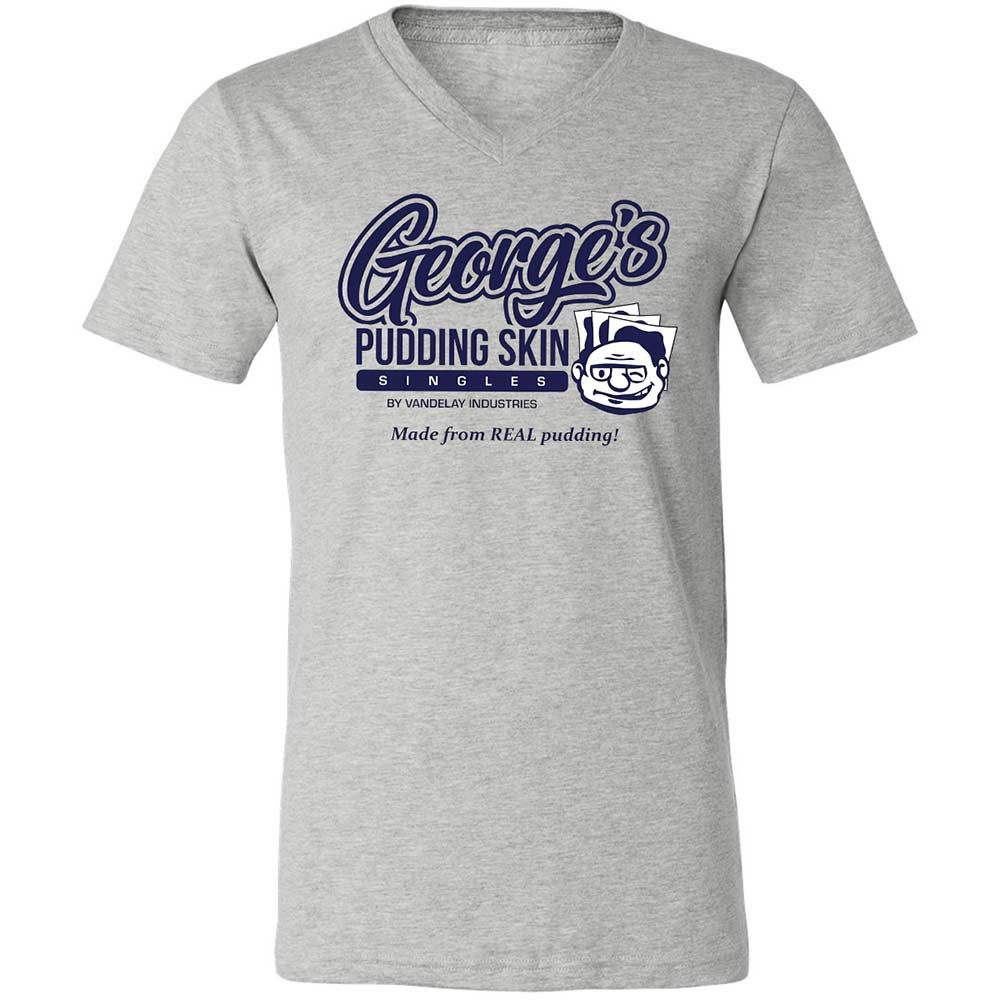 Unisex V-Neck T-Shirt - QMJLXYN4 - Athletic Heather - 2