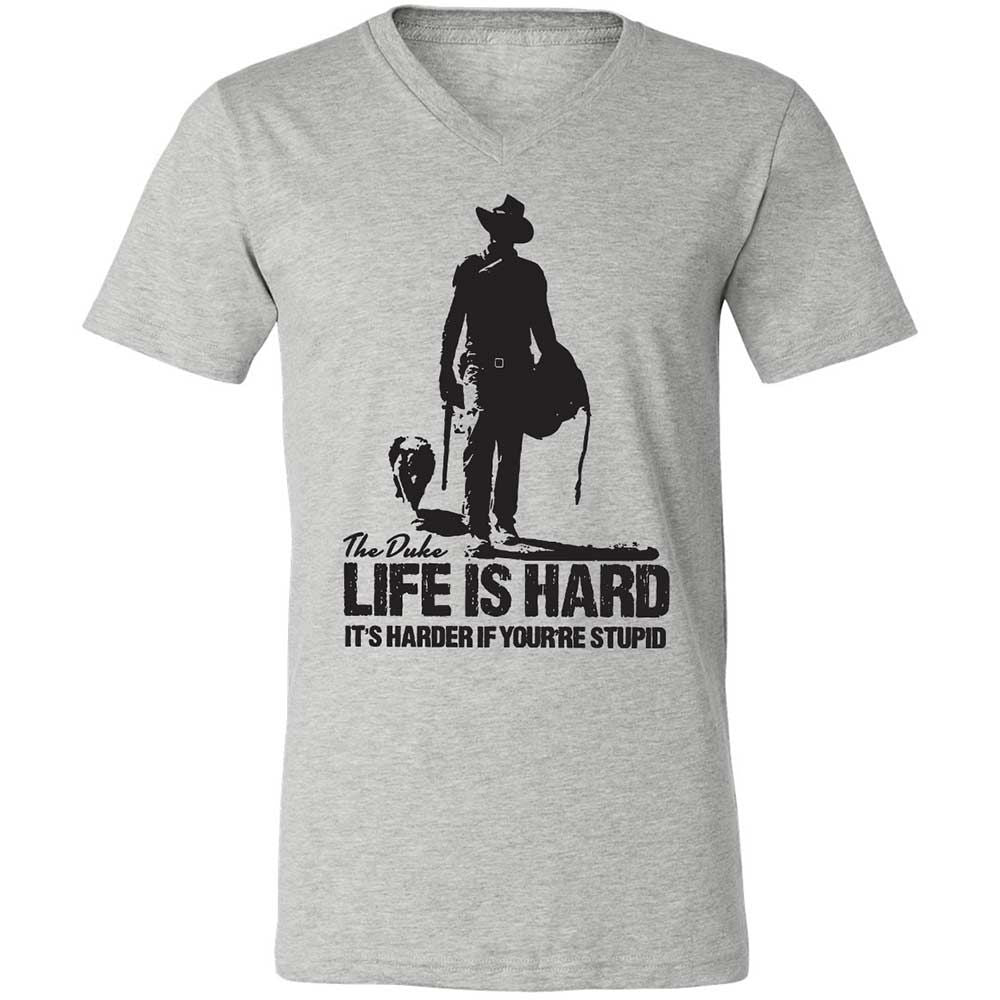 Life is hard - Athletic Heather - 2