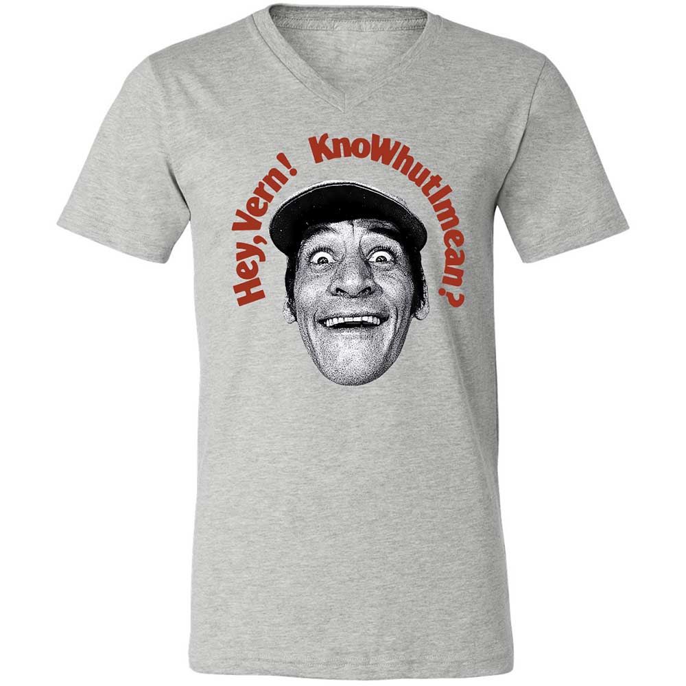 Unisex V-Neck T-Shirt - SGKFSK2F - Athletic Heather - 2