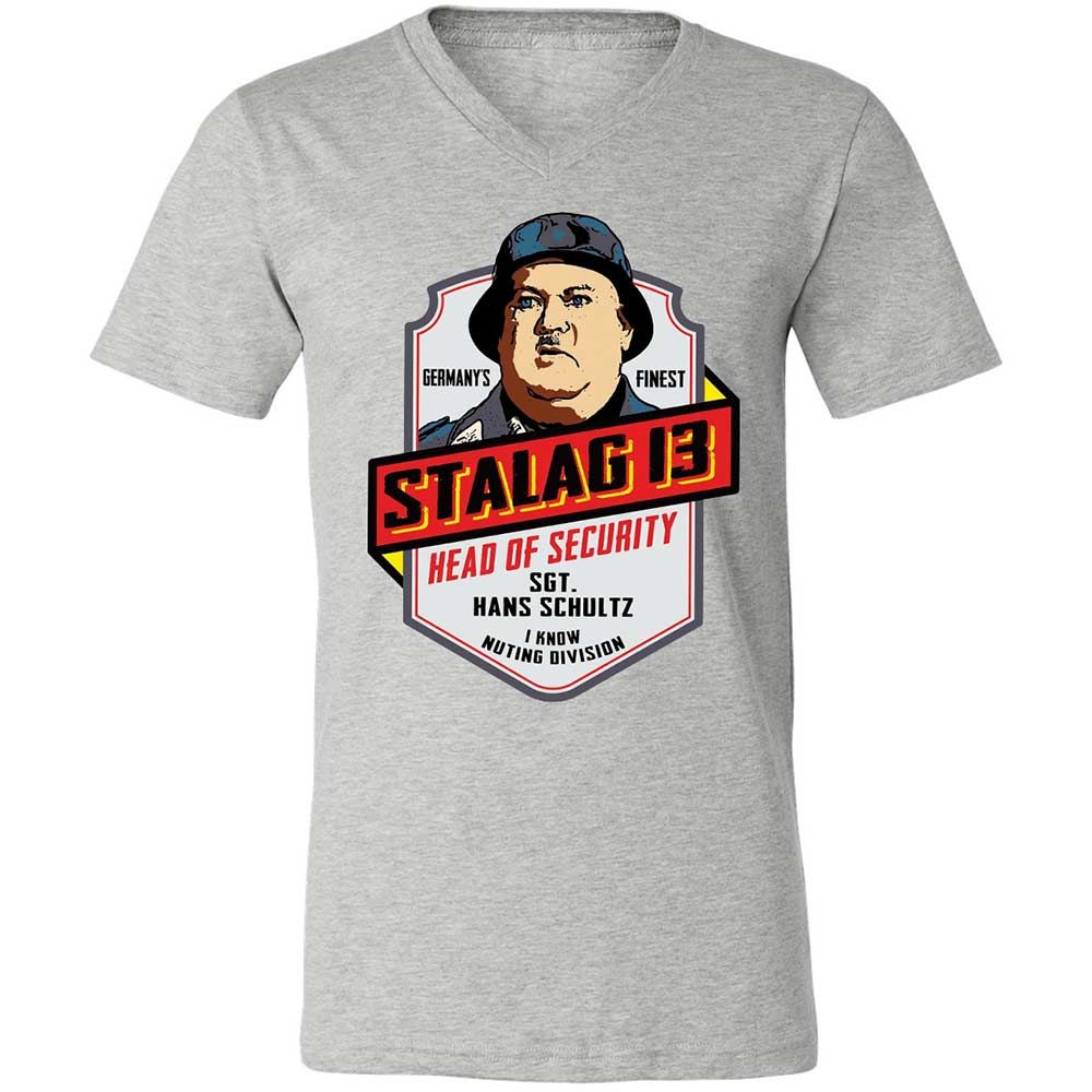 Unisex V-Neck T-Shirt - 7ATB43KP - Athletic Heather - 2