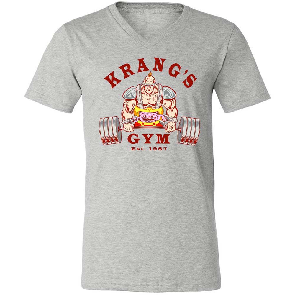 Unisex V-Neck T-Shirt - AM3SA4AU - Athletic Heather - 2
