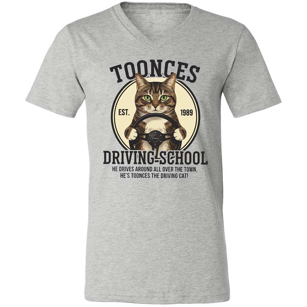 Unisex V-Neck T-Shirt - Z54PRZMU - Athletic Heather - 2