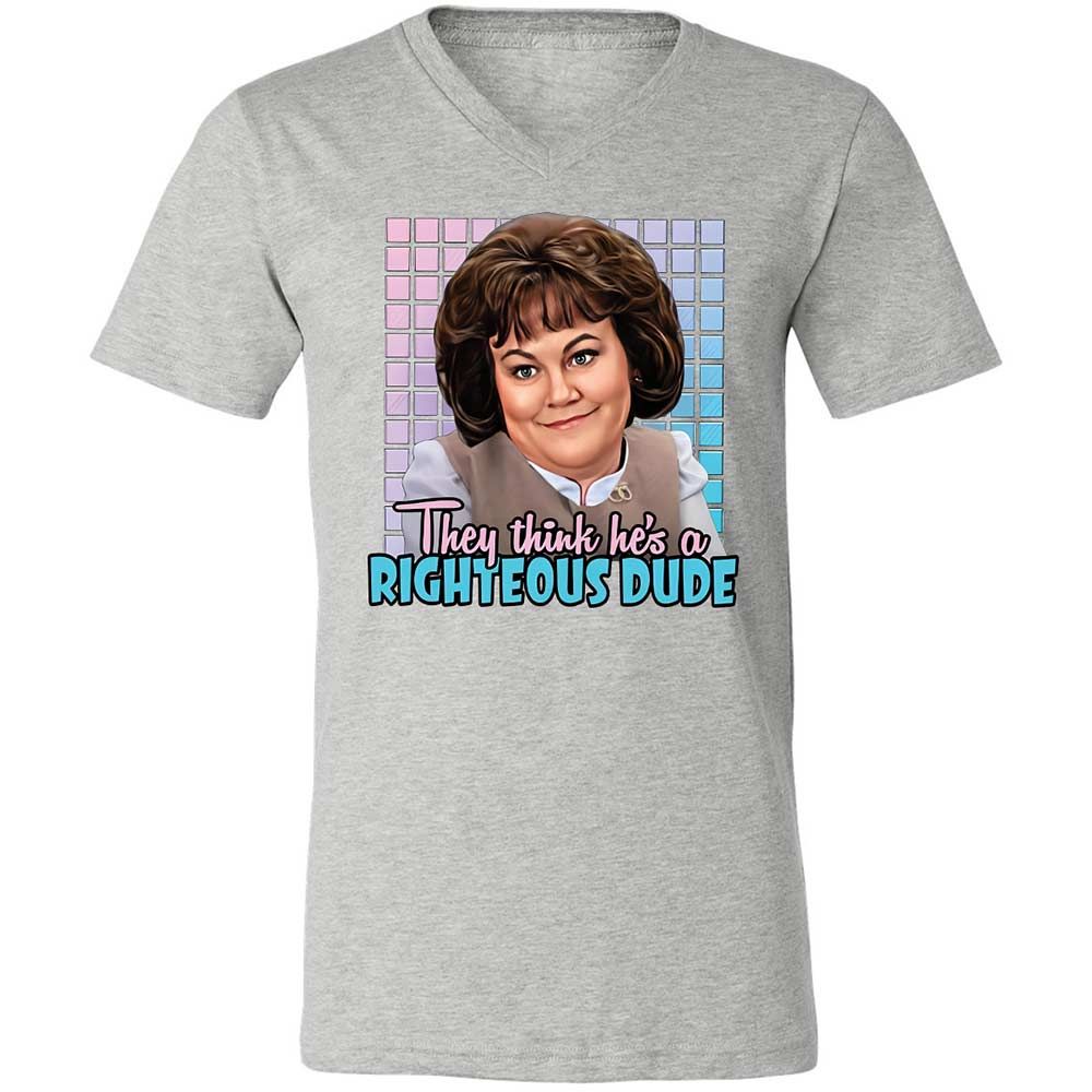 Unisex V-Neck T-Shirt - DX53F49G - Athletic Heather - 2