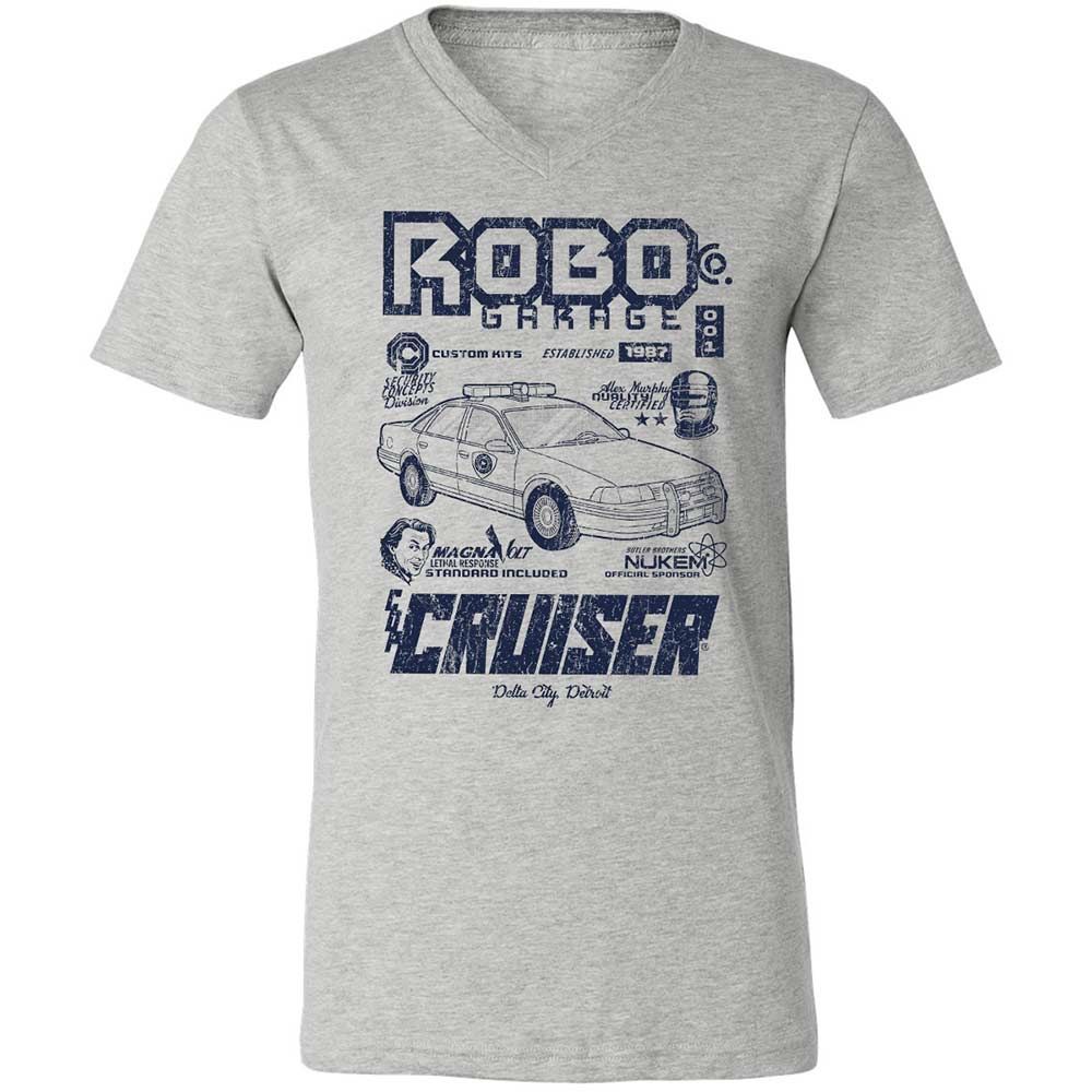 Unisex V-Neck T-Shirt - FU7SPXAV - Athletic Heather - 2