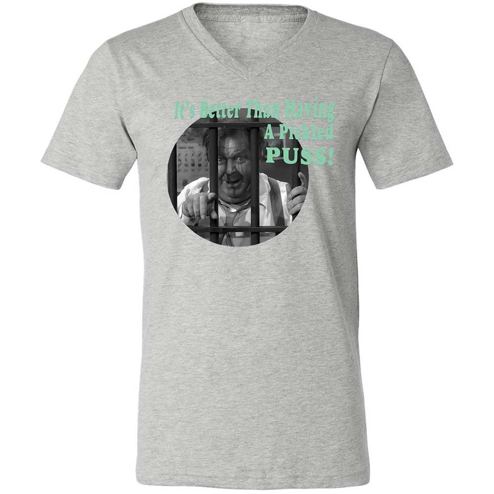Unisex V-Neck T-Shirt - 4NK3H2BA - Athletic Heather - 2