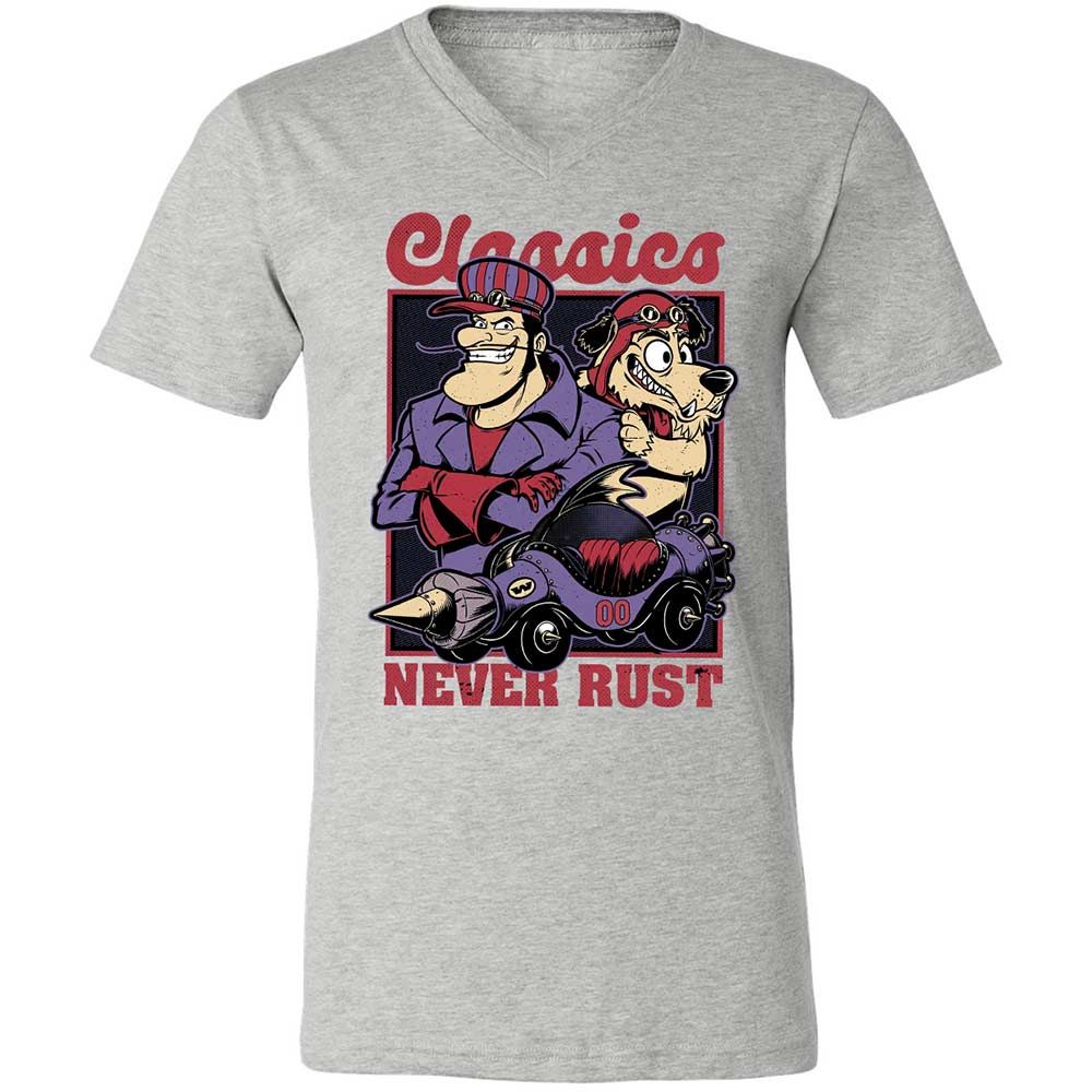 Unisex V-Neck T-Shirt - RBGTEHSV - Athletic Heather - 2