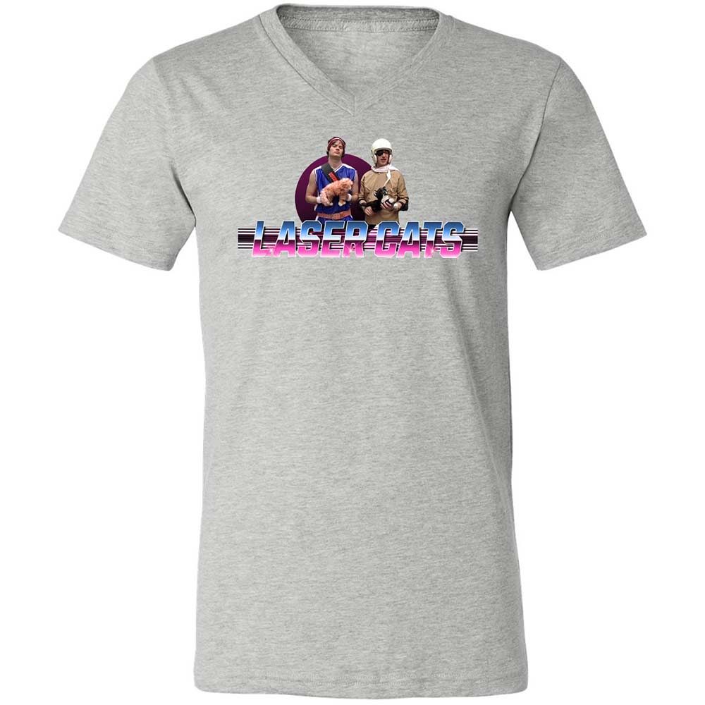 Laser Cats - Athletic Heather - 2