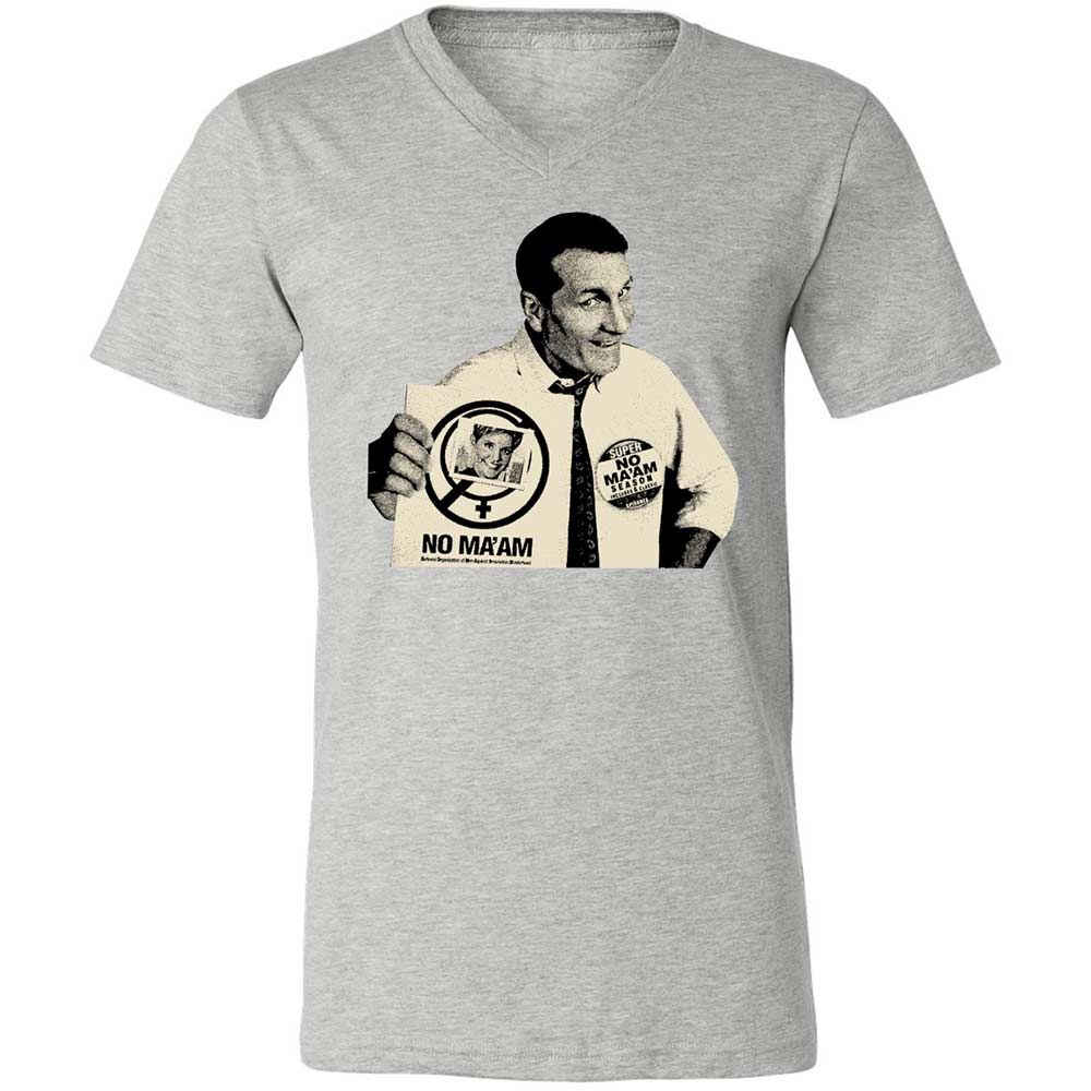 Unisex V-Neck T-Shirt - 8YFSE6ZV - Athletic Heather - 2