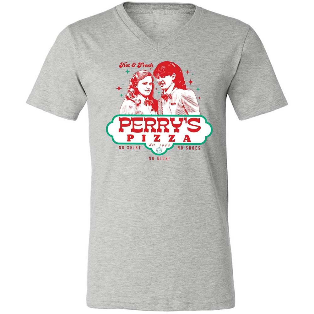 Unisex V-Neck T-Shirt - VX1M5QGW - Athletic Heather - 2