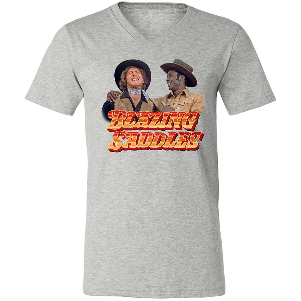 Unisex V-Neck T-Shirt - MMVHQPFW - Athletic Heather - 2