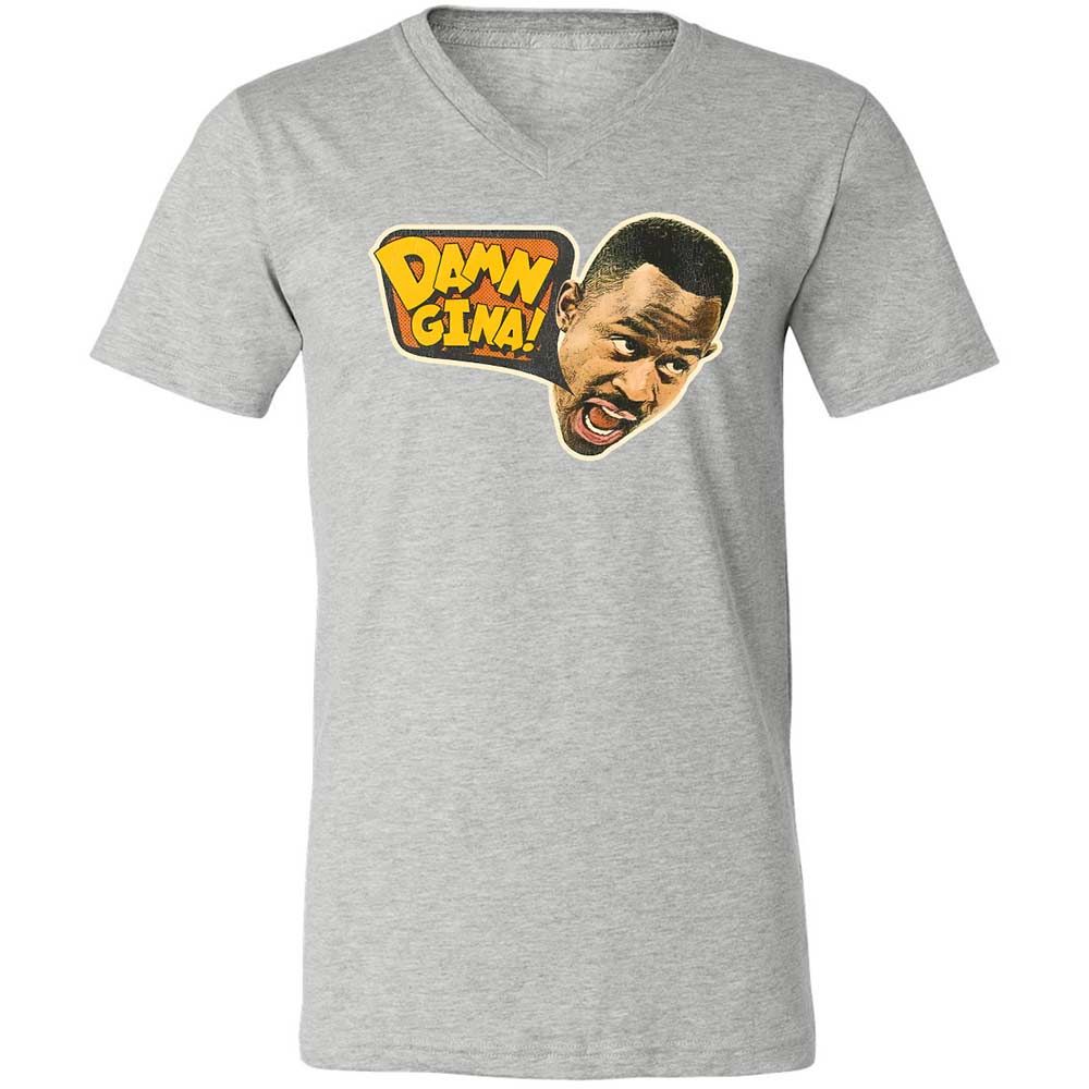 Unisex V-Neck T-Shirt - 4PQSR12N - Athletic Heather - 2