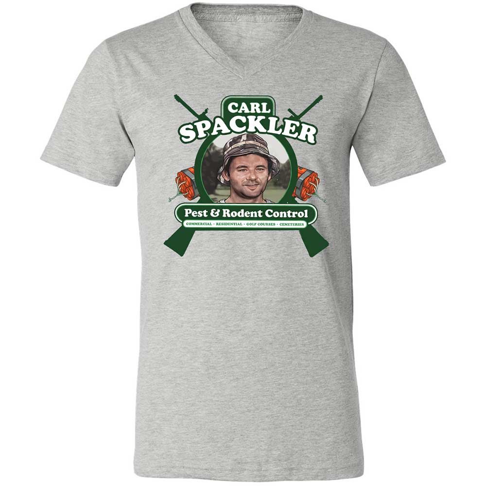Unisex V-Neck T-Shirt - GYSJDFUN - Athletic Heather - 2