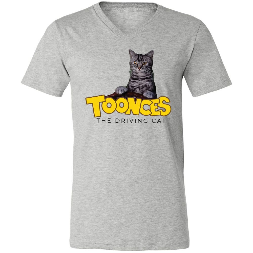 Unisex V-Neck T-Shirt - SN7WGWV3 - Athletic Heather - 2