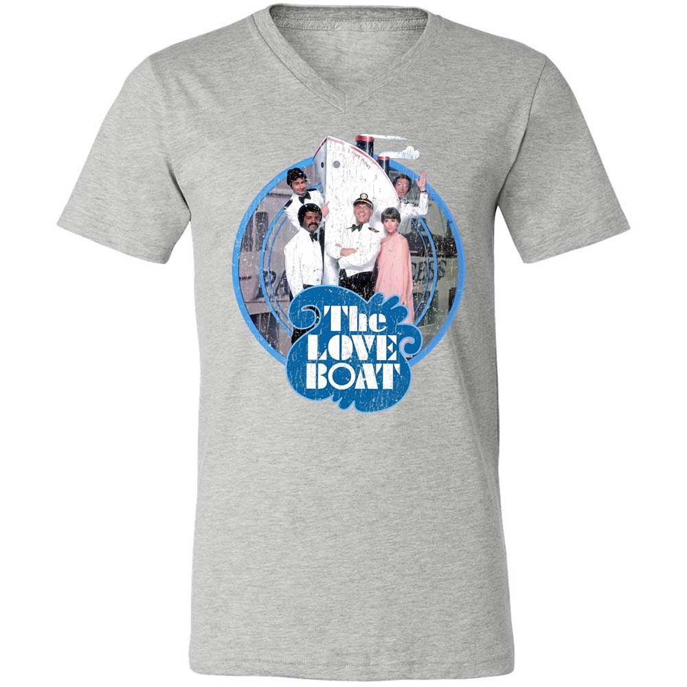 Unisex V-Neck T-Shirt - MEYLLC2Y - Athletic Heather - 2