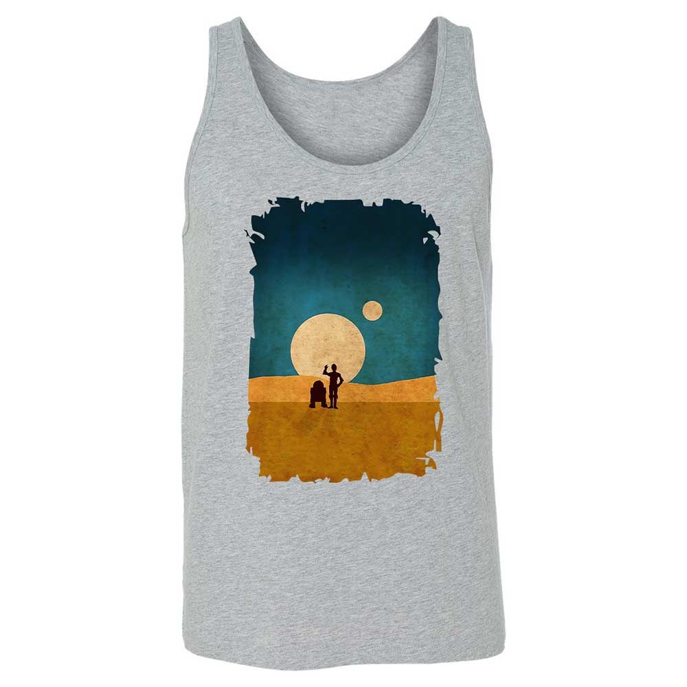 Droids In The Dunes - Athletic Heather - 2