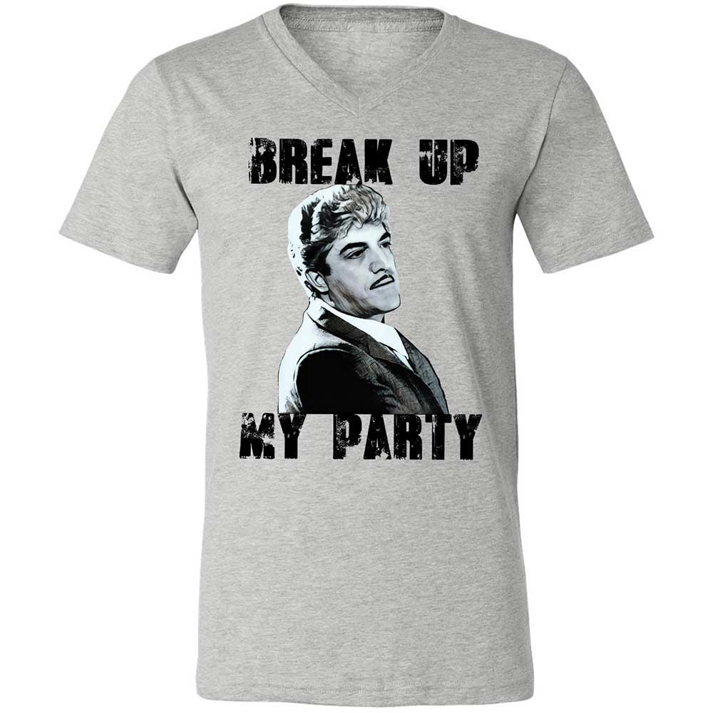 Unisex V-Neck T-Shirt - C1PTR55T - Athletic Heather - 2