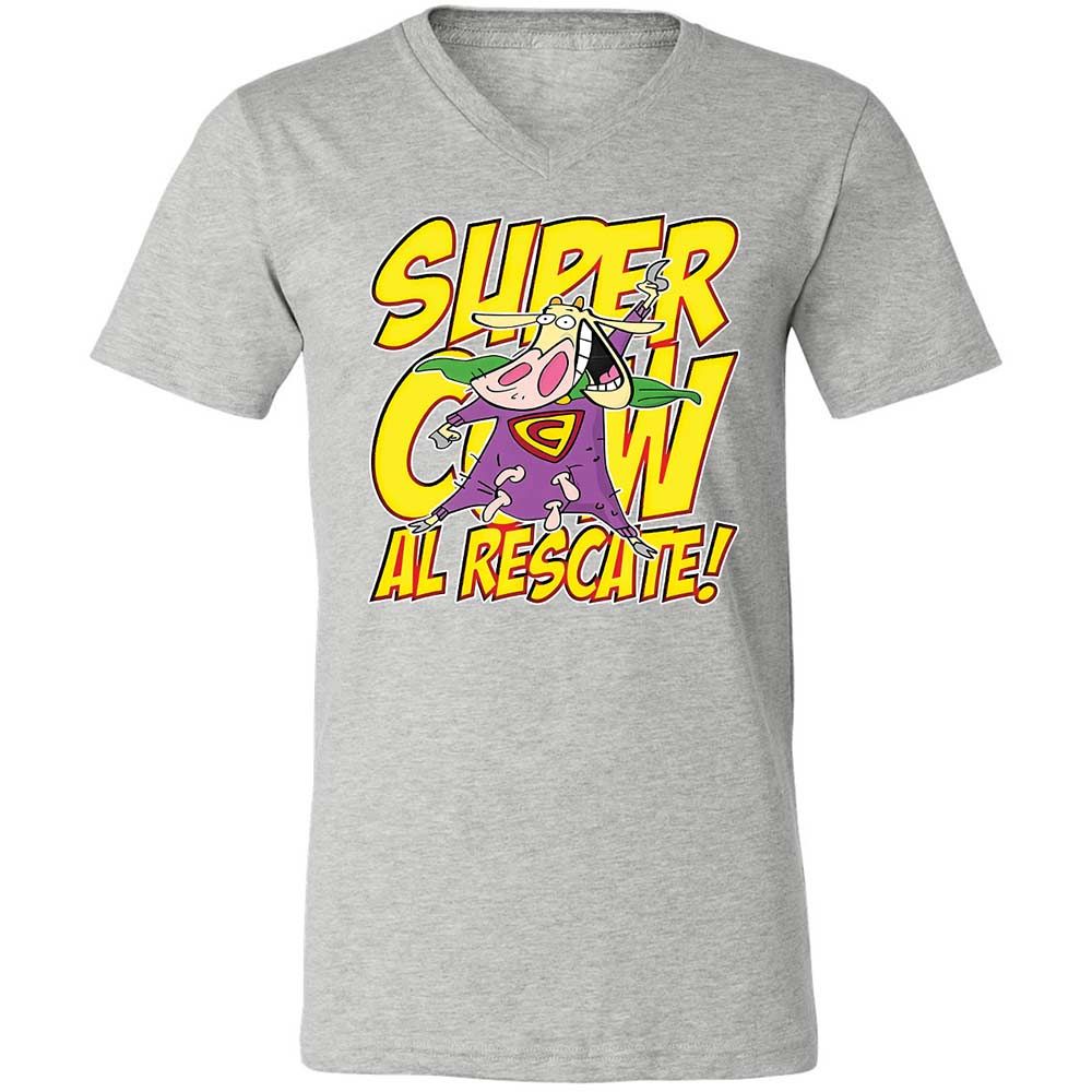 Unisex V-Neck T-Shirt - HLZNMXC3 - Athletic Heather - 2