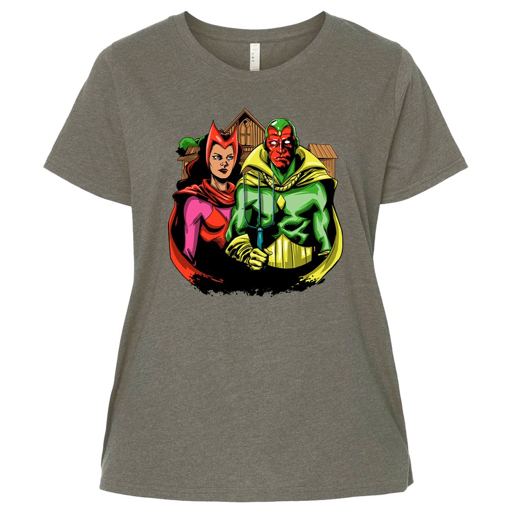 Ladies Curvy Jersey - L53TK7SD - Bamboo Blackout - 2