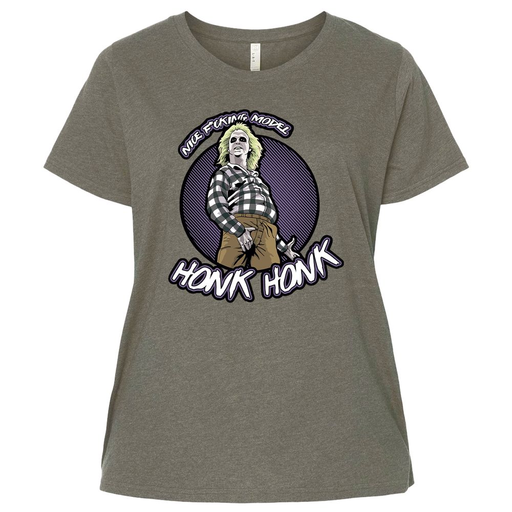 Ladies Curvy Jersey - SUHJYV7F - Bamboo Blackout - 2