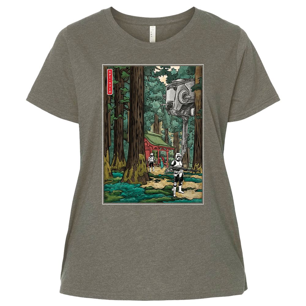 Ladies Curvy Jersey - QKDJFY2W - Bamboo Blackout - 2