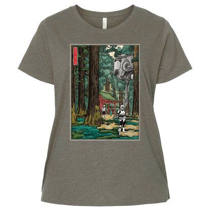 Ladies Curvy Jersey - QKDJFY2W - Bamboo Blackout - 2