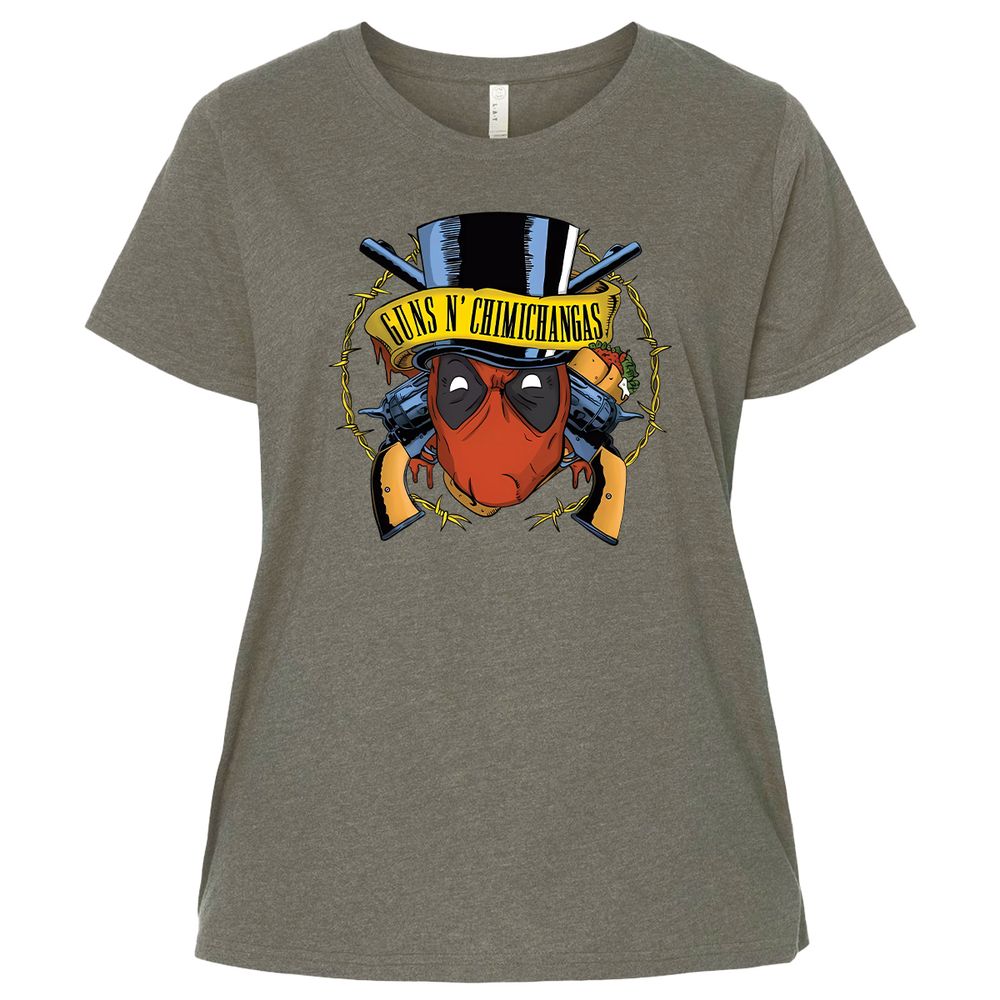 Ladies Curvy Jersey - YQV3Y9JP - Bamboo Blackout - 2