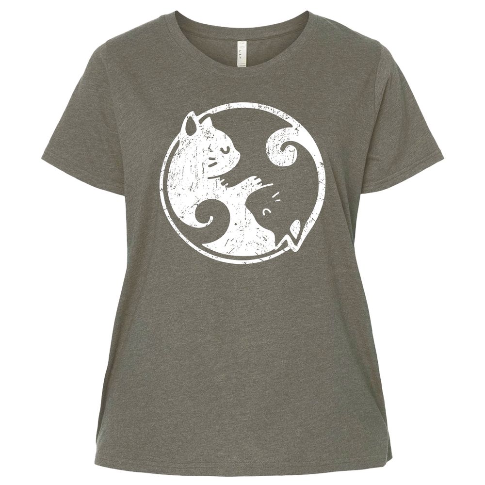 Ladies Curvy Jersey - 52Q7VQH8 - Bamboo Blackout - 2