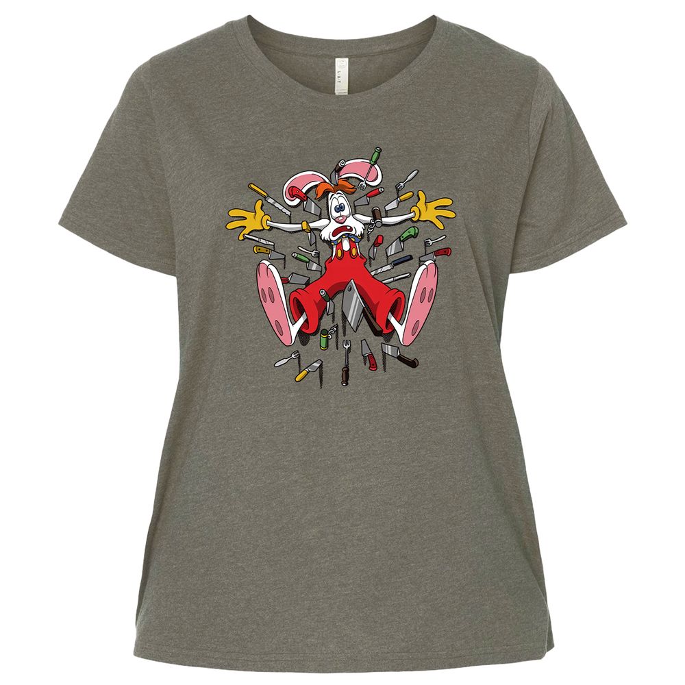 Ladies Curvy Jersey - HU6CUUQY - Bamboo Blackout - 2