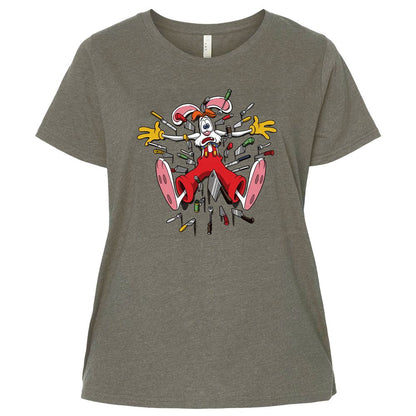 Ladies Curvy Jersey - HU6CUUQY - Bamboo Blackout - 2