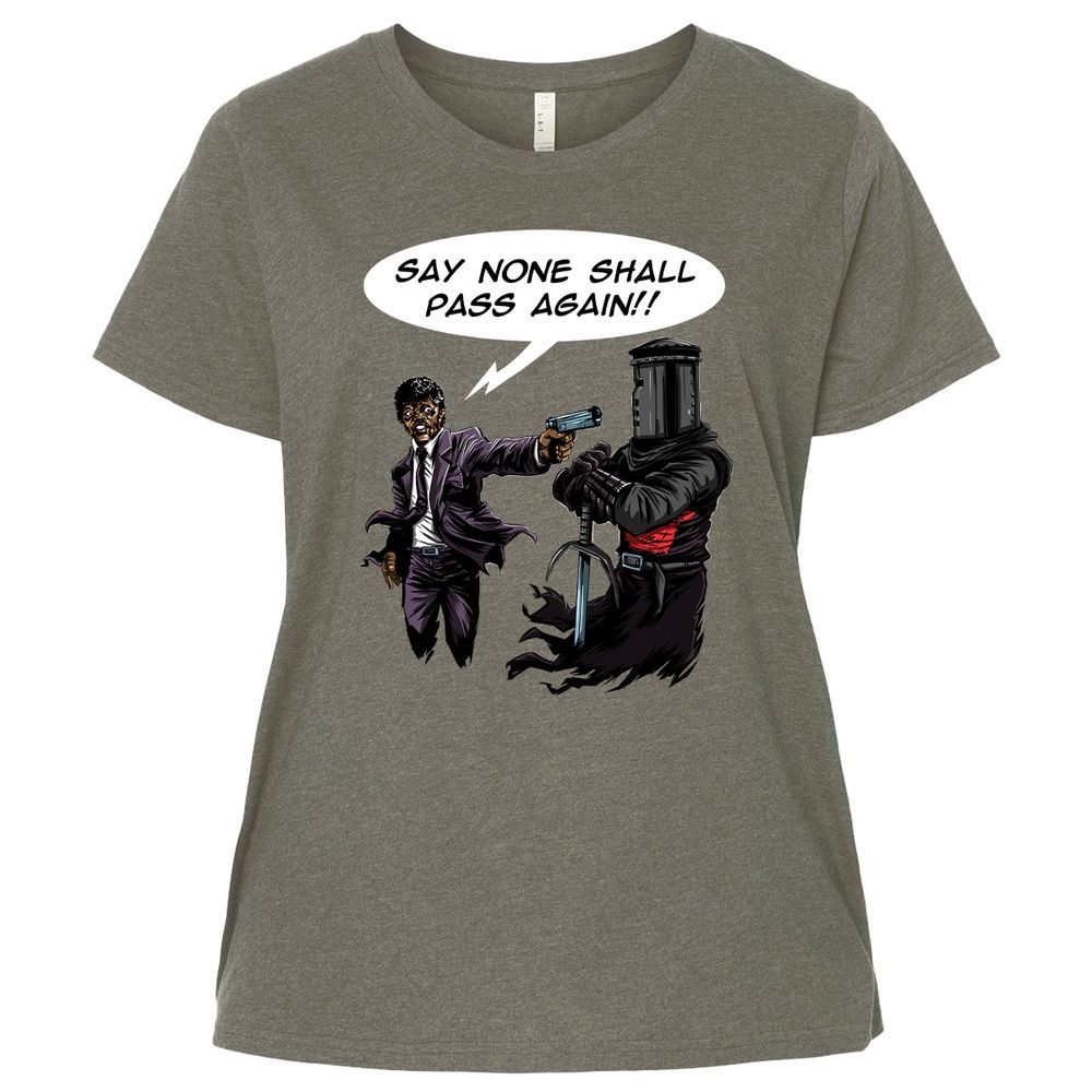 Ladies Curvy Jersey - HQ8ZL1X4 - Bamboo Blackout - 2