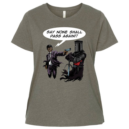 Ladies Curvy Jersey - HQ8ZL1X4 - Bamboo Blackout - 2